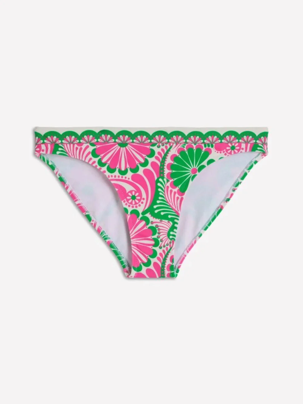 NWT Boden Pink Euphoric Gardens Classic Bikini Bottoms. Size 6